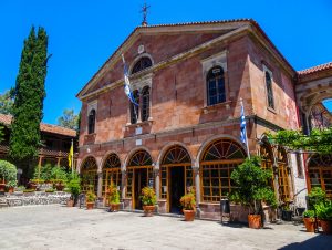Lesbos-Griekenland-Taxiarhis-church