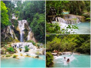 Watervallen-Kuang-Si-Laos