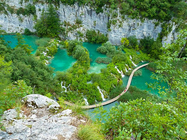 Watervallen-Plitvice-Kroatie