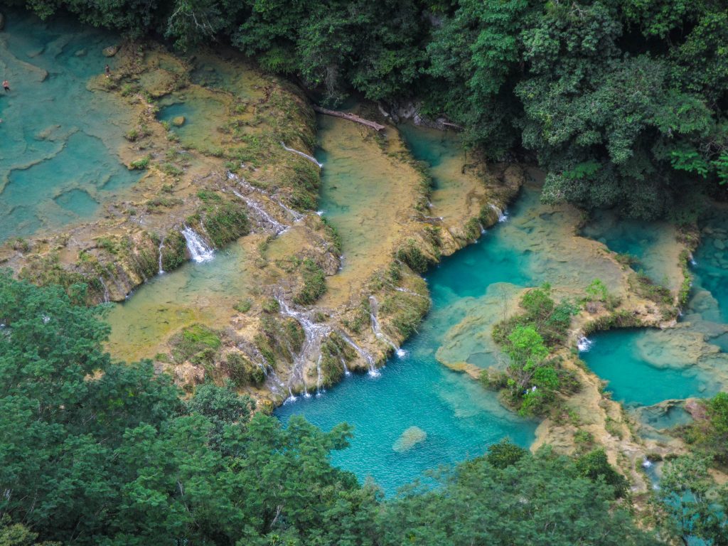 Watervallen-Semuc-Champey-Guatemala