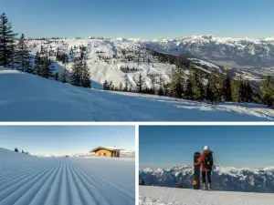 Wintersport-snowboarden