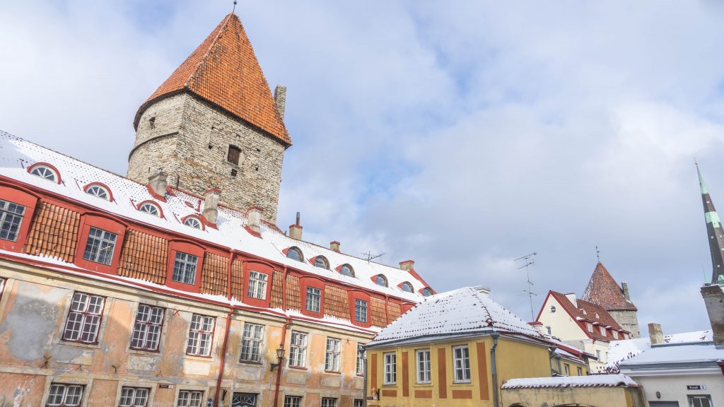 Tallinn-Estland-winter