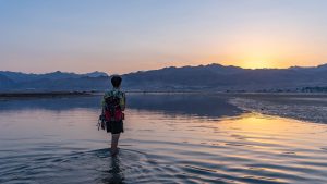 Dahab-zonsondergang-laguna