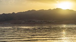 Dahab-zonsondergang-laguna