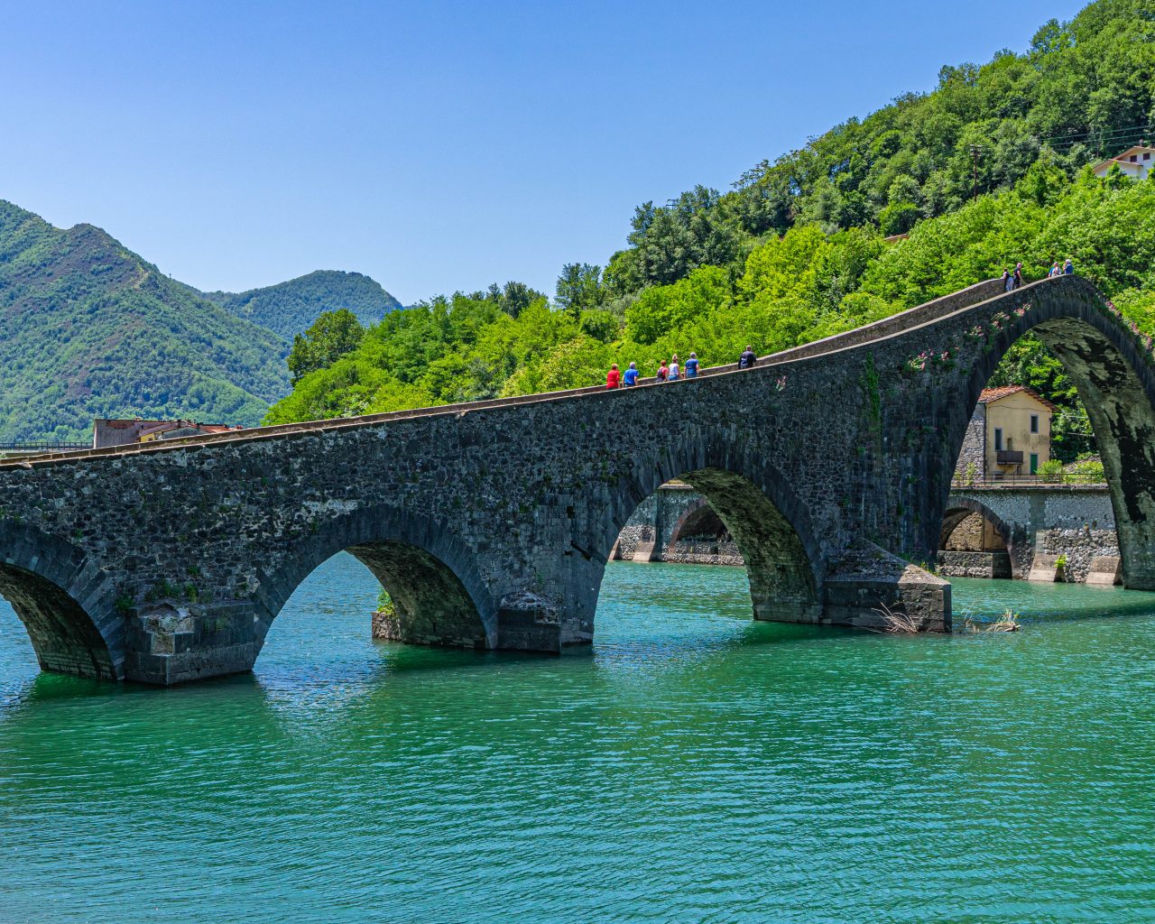 Barga-Italië-brug