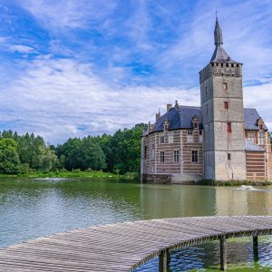 Leuven-gratis-Kasteel-van-Horst-aan-water-brug