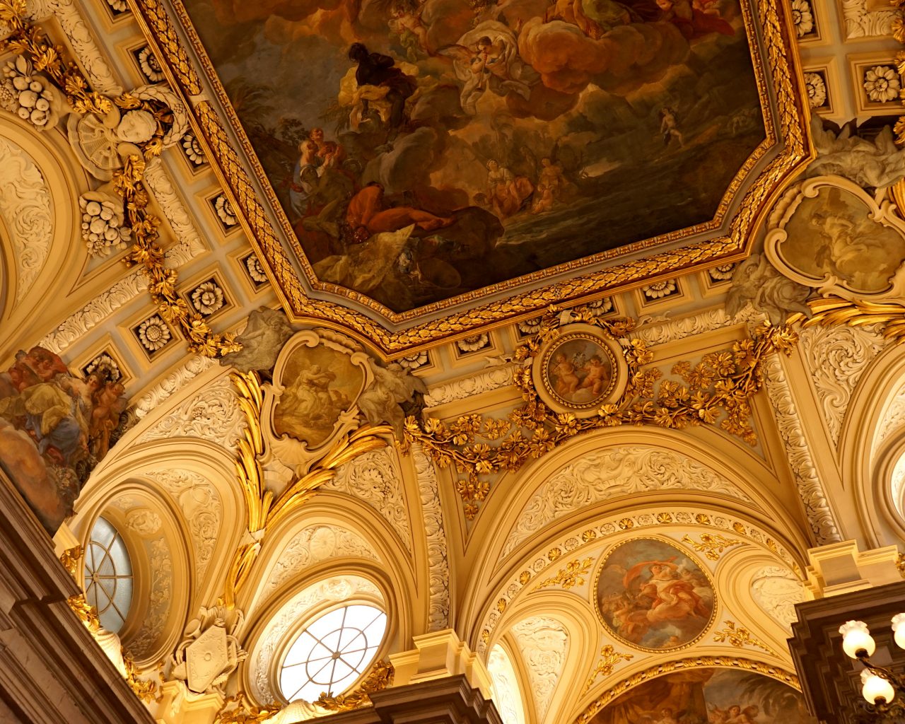 plafond-koninklijk-paleis-Madrid-gratis