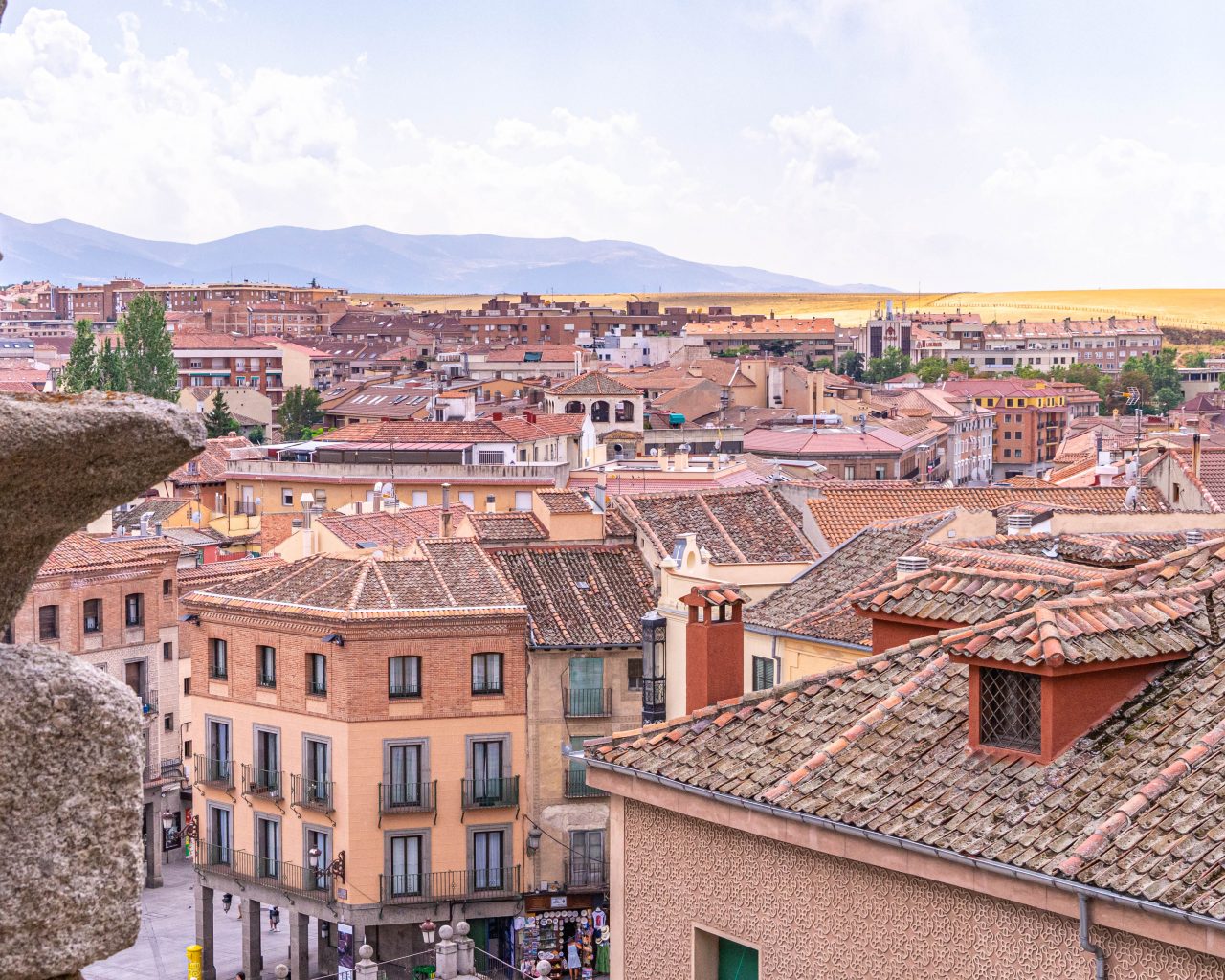 Overzicht-binnenstad-Segovia-Spanje