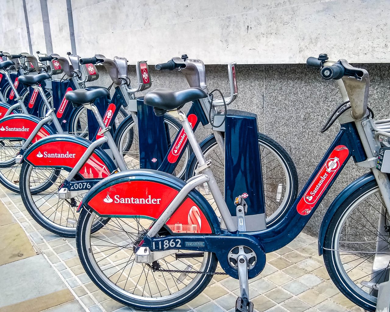 Santander-fietsen-Londen