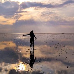 Zonsondergang-Jessica-wadlopen