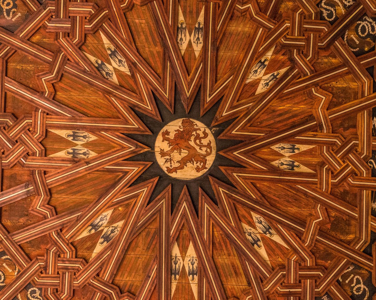 Plafond-klooster-Toledo