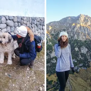 Jessica-met-hond-Malaiesti-Cabana-en-bij-kruis