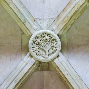 Detail-boom-symbool-in-Corvin-kasteel
