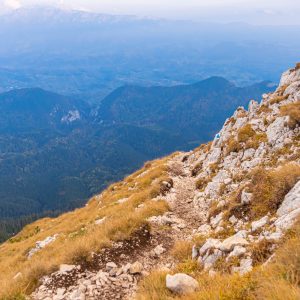 Uitzicht-vanaf-top-berg-Piatra-Craiului