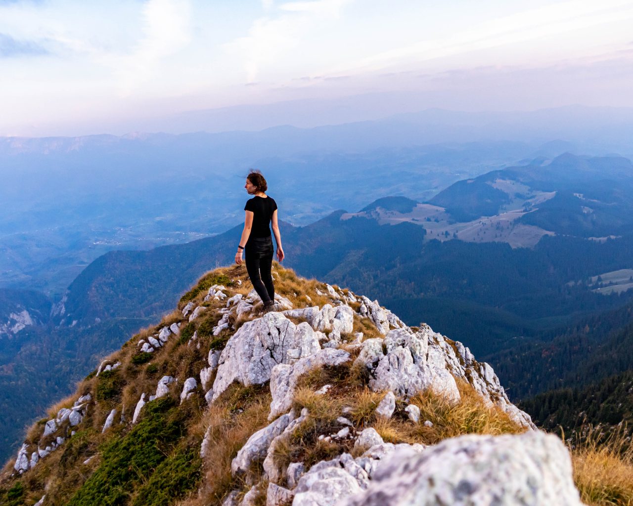 Jessica-op-berg-Piatra-Craiului