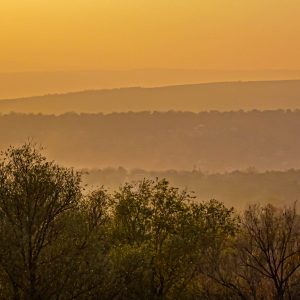 Zonsondergang-Moldavie