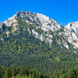 Bucegi-herfst-bergtoppen