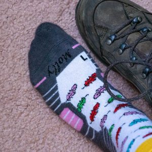 Wandelsokken-Mollysocks-met-wandelschoen