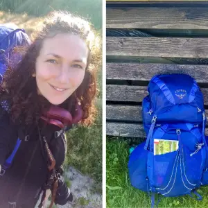 Jessica-start-wandeling-Pieterpad-etappe-2