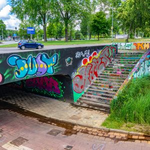 Trap-met-graffiti-bij-Berenkuil-Eindhoven
