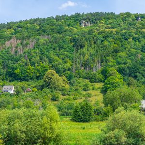 Uitzicht-vanaf-Echternach-over-Sure-rivier-oever