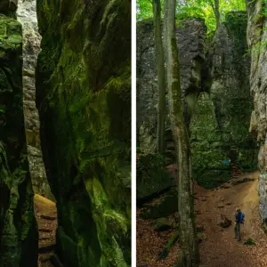 Wandelen-door-rotsspleten-Mullerthal-Trail-route-2