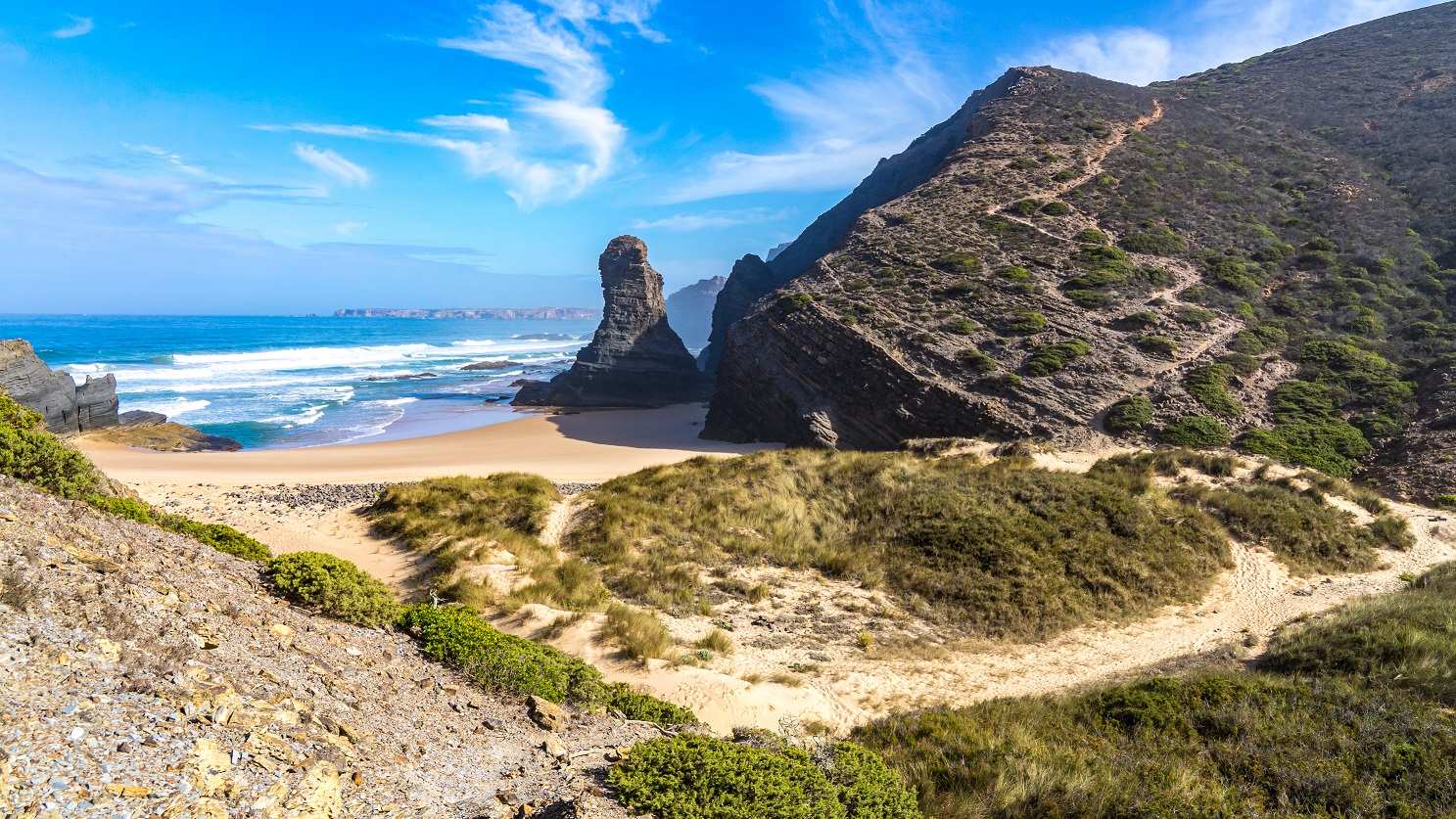 strand-en-wandelpad-fisherman's-trail-in-portugal