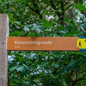 Maashorst-kanonsbergroute-wandeltocht-brabant-bord