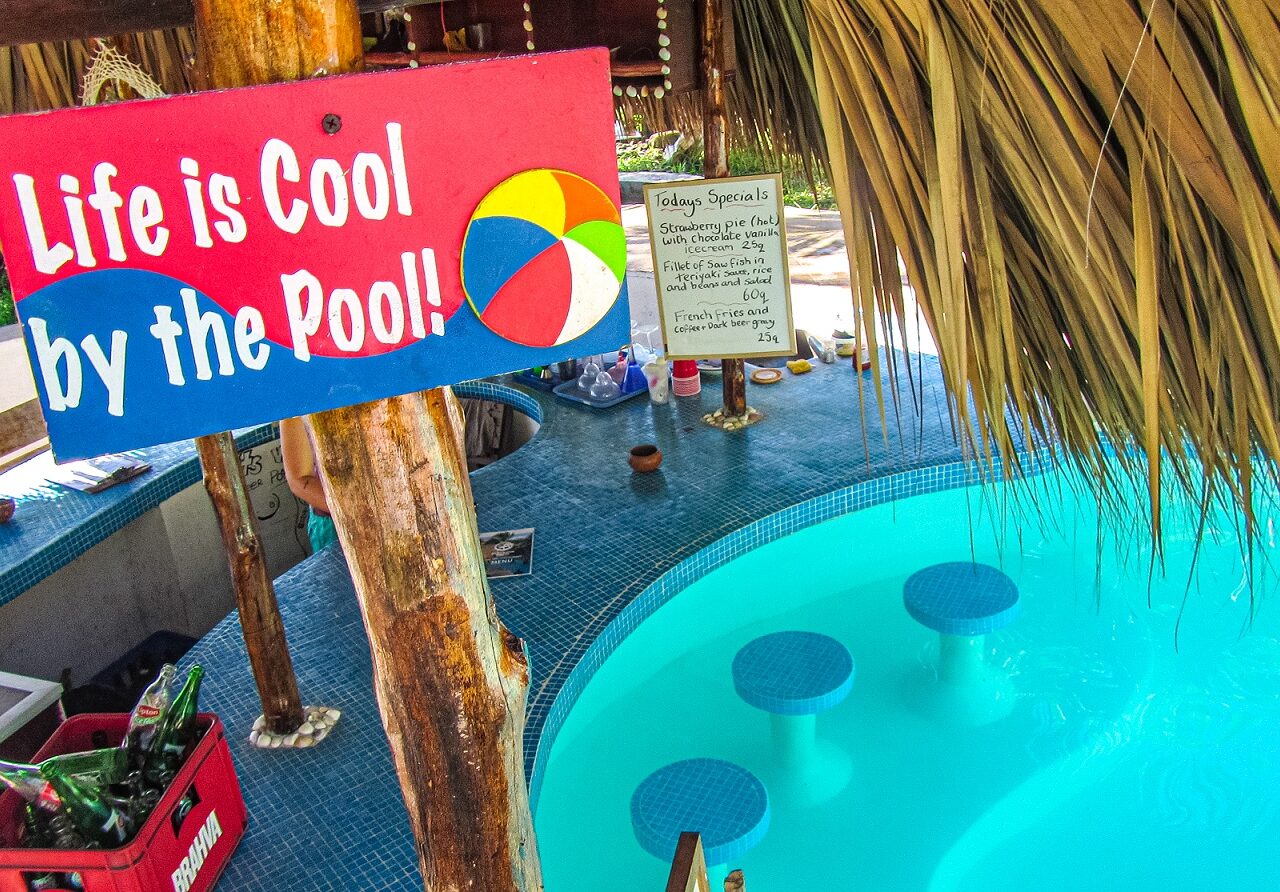 Pool-bar-driftwood-surfer-hostel-el-paredon