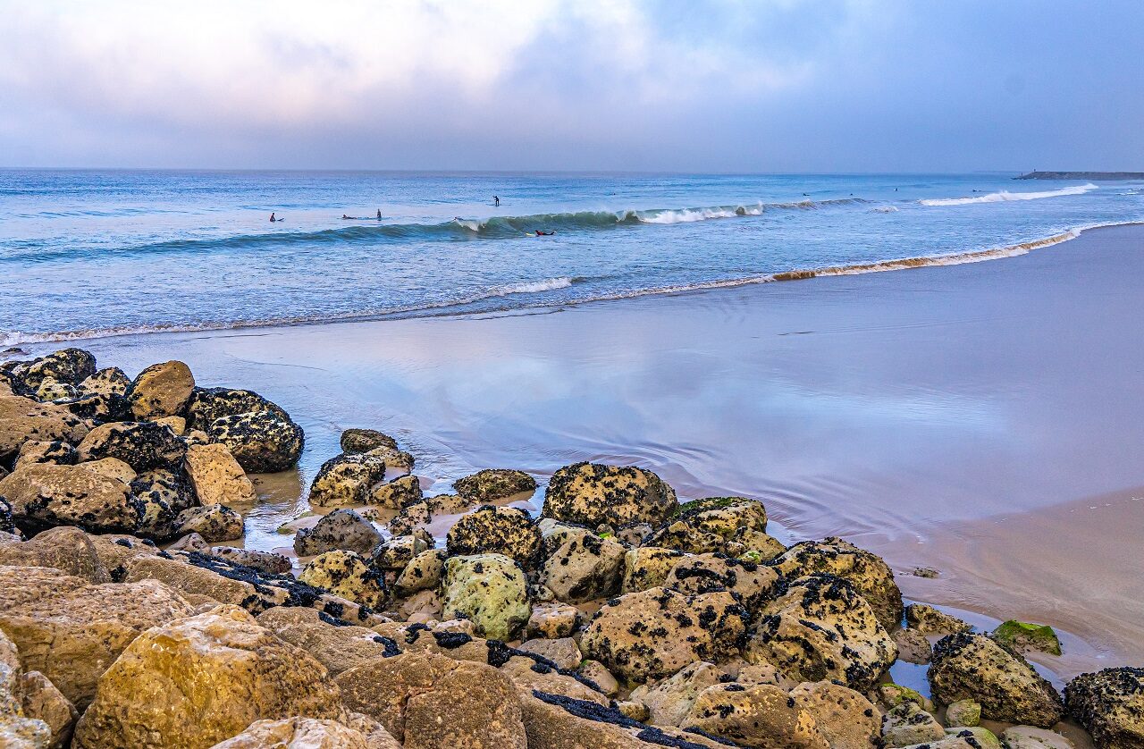 Oceaan-vanaf-pier-Costa-da-Caparica