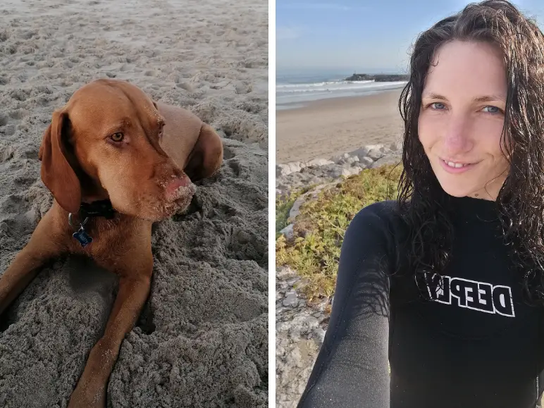 rusty-op-strand-en-jessica-wetsuit