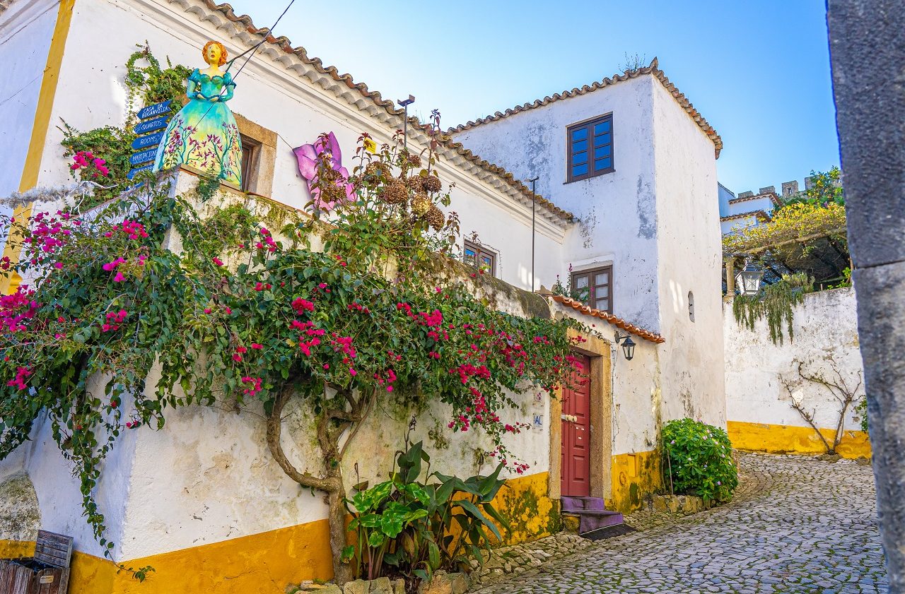 Mooie-straatjes-Obidos-Portugal