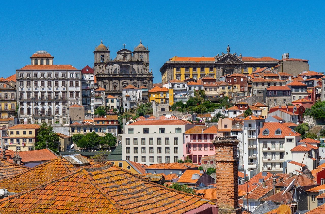 Uitzicht-over-centrum-Porto