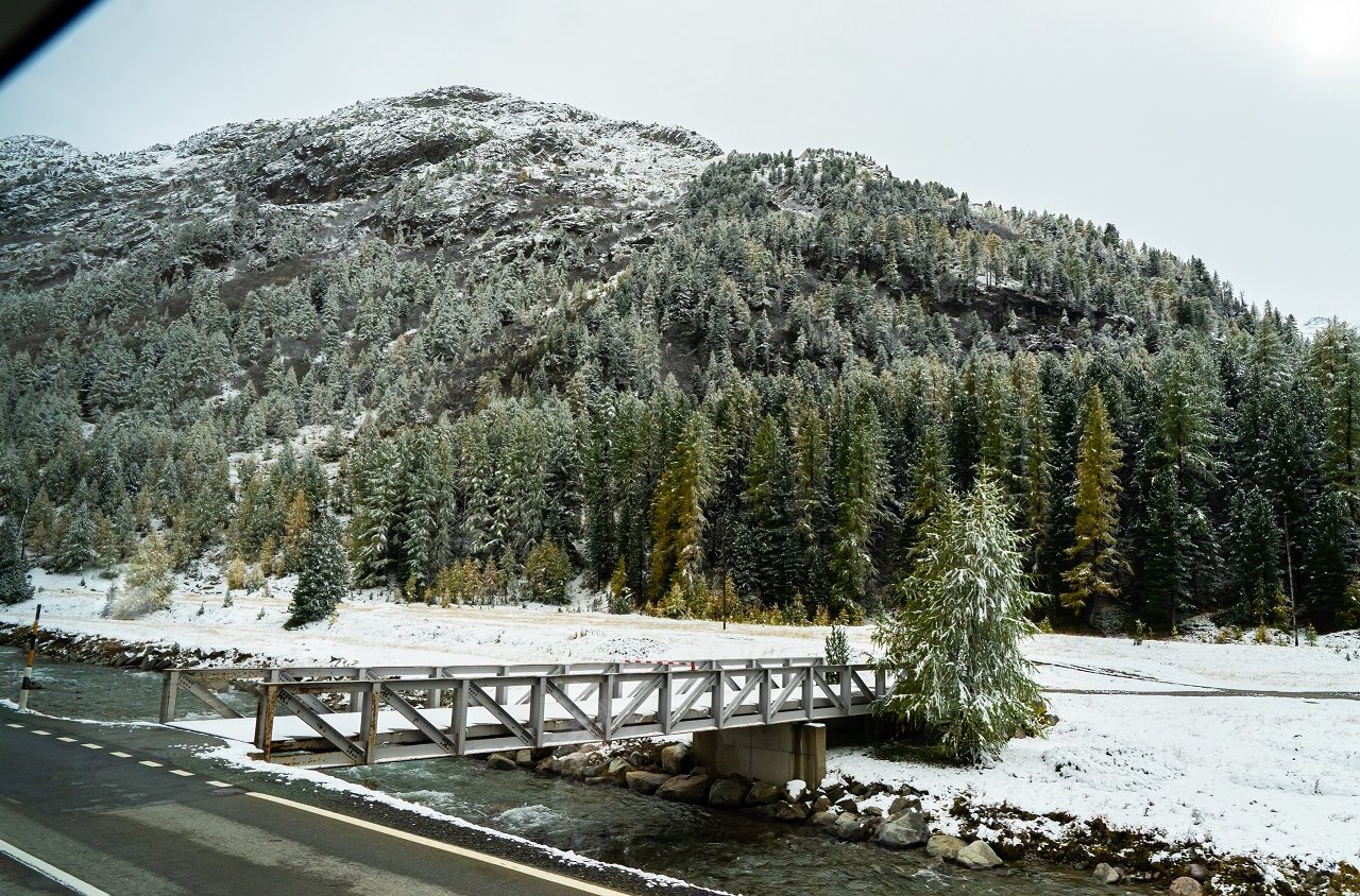 Winter-landschap-tijdens-Bernina-Express