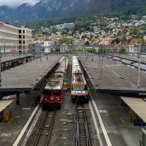 Treinstation-Chur-Zwitserland