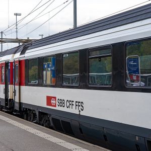 Trein-tijdens-treinreis-Zwitserland