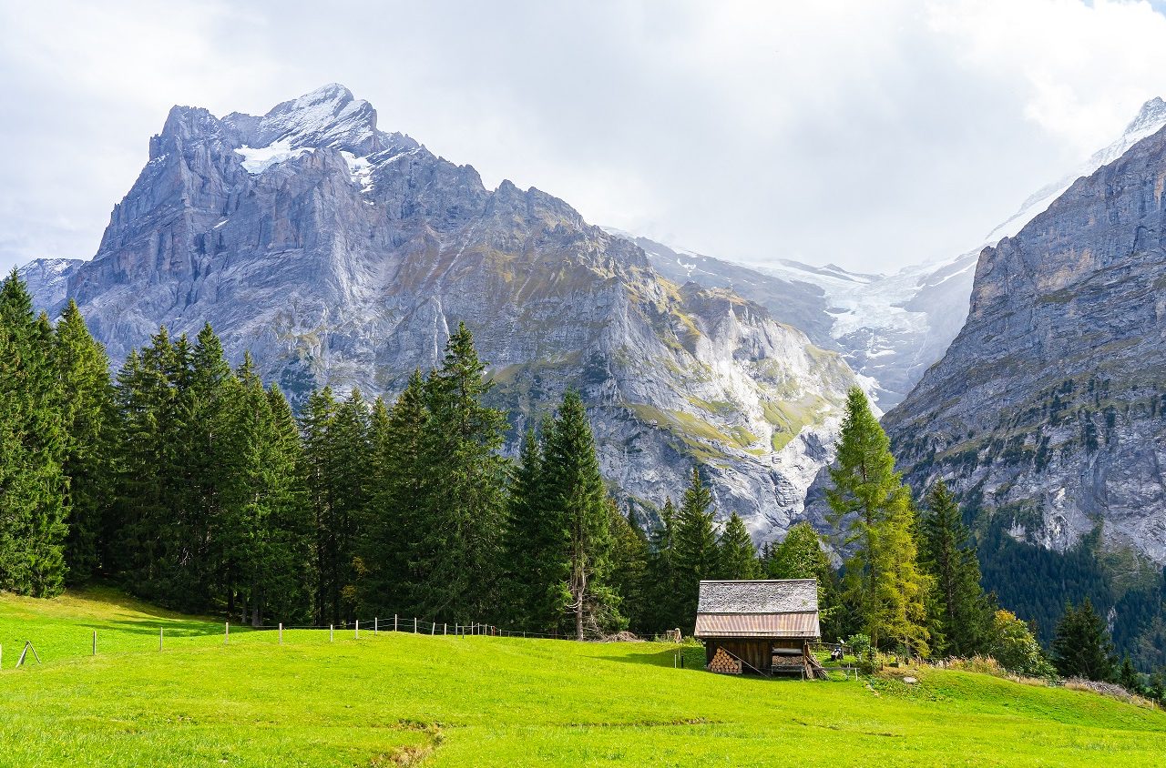 Schuurtje-met-bergen-achtergrond-Grindelwald