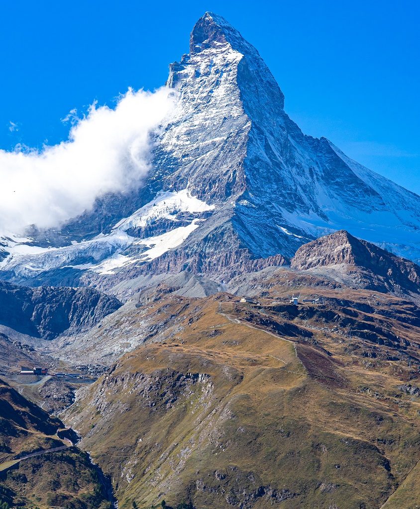Uitzicht-op-Matterhorn-Zwitserland