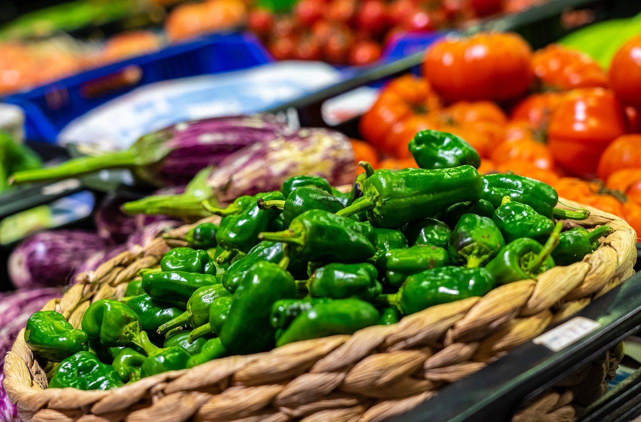 groene-pepers-markt-Mallorca