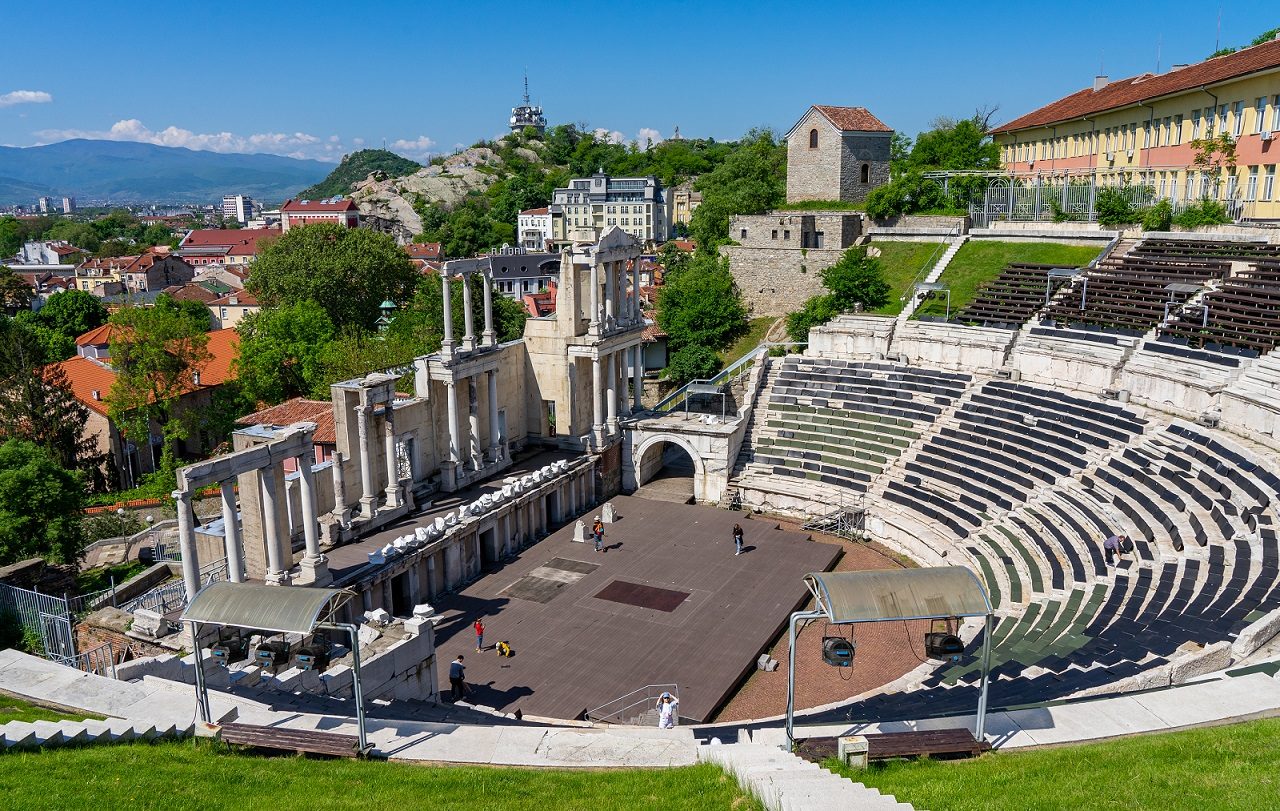 Amfitheater-oude-stad-Plovdiv