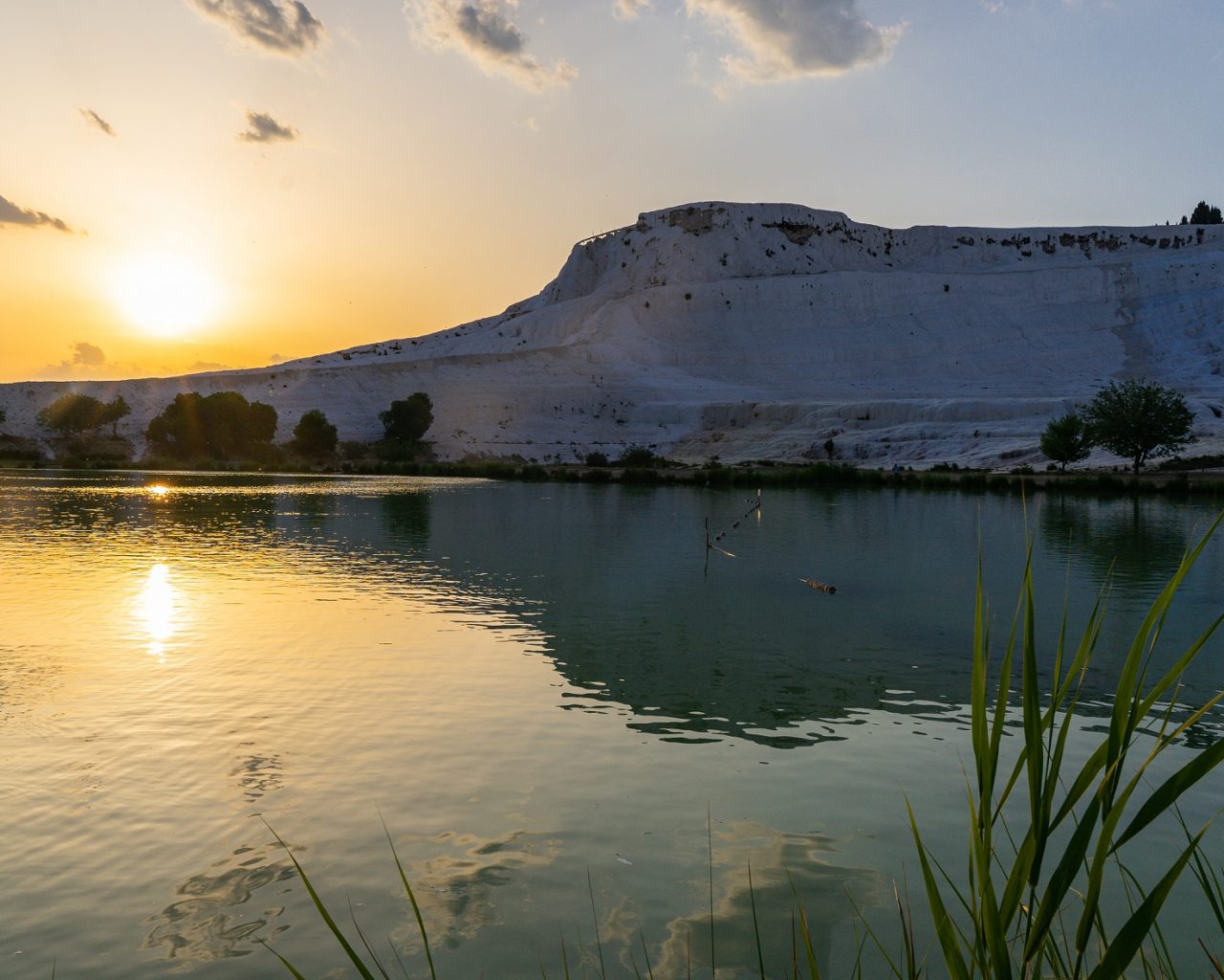 Zonsondergang-bij-Pamukkale-Turkije