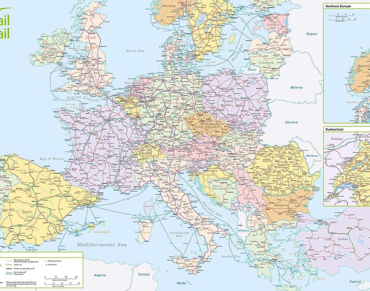 Interrail-map