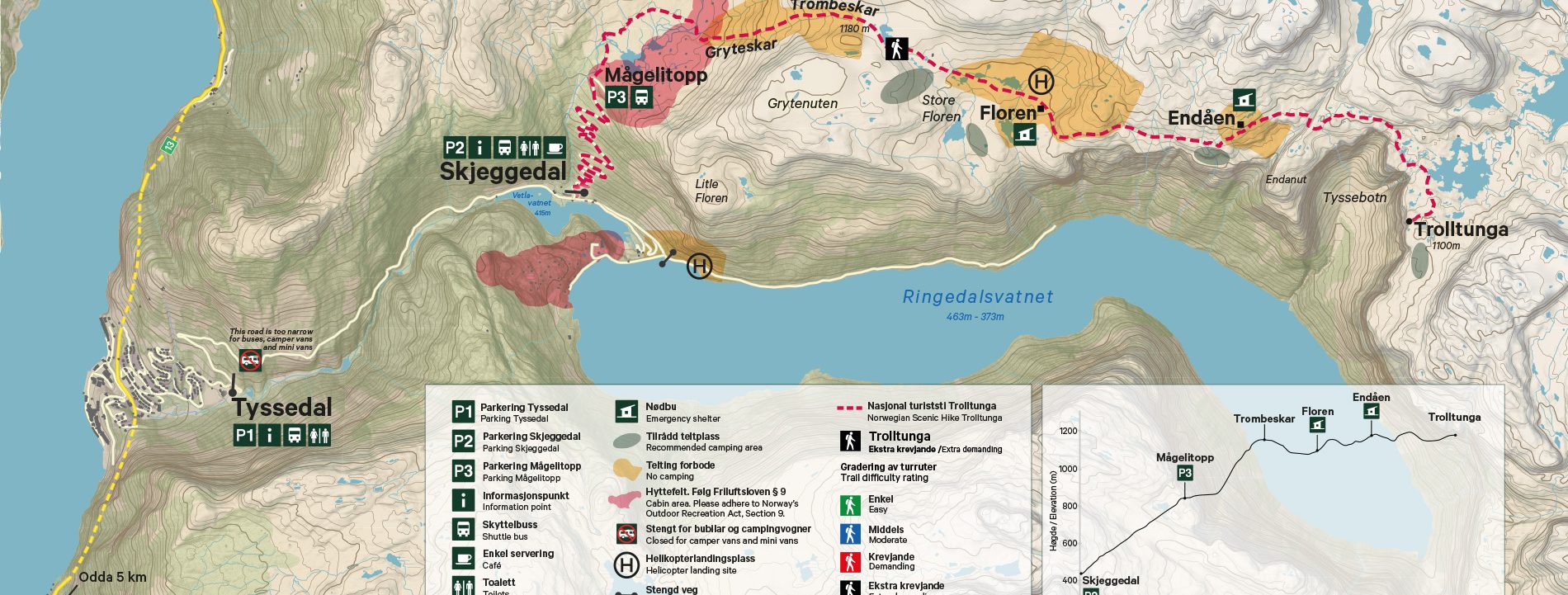 hike-map-Trolltunga