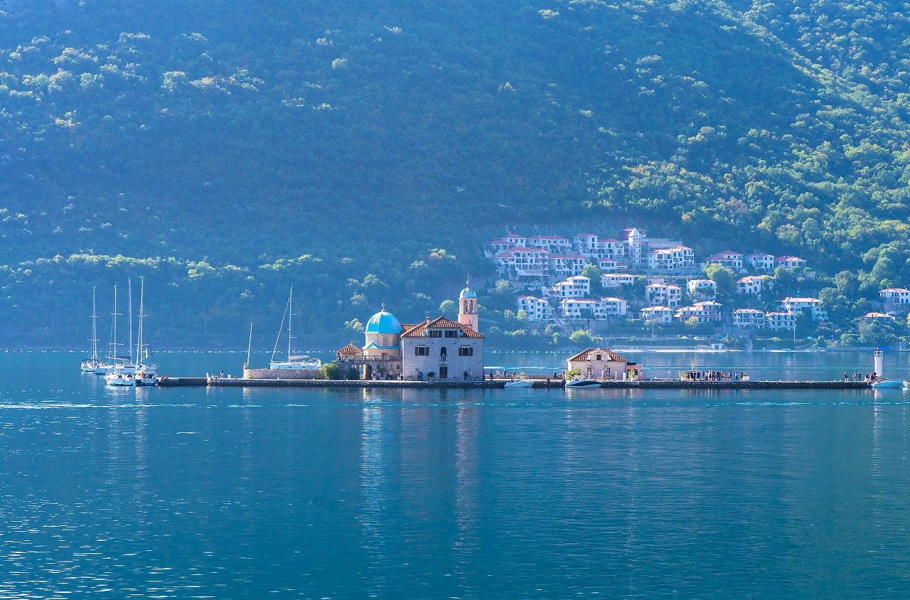 Eilanden-Perast-Montenegro