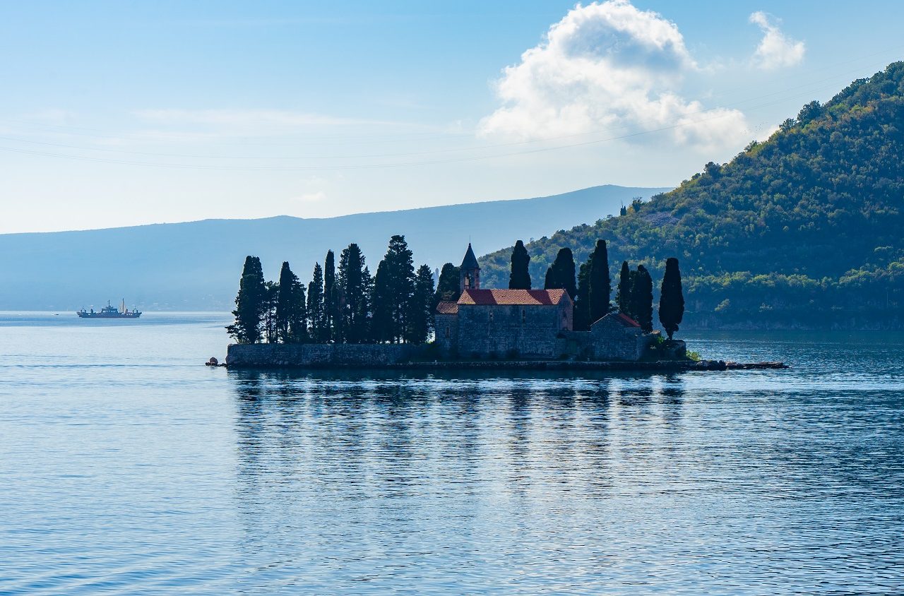 Eilanden-Perast-Montenegro