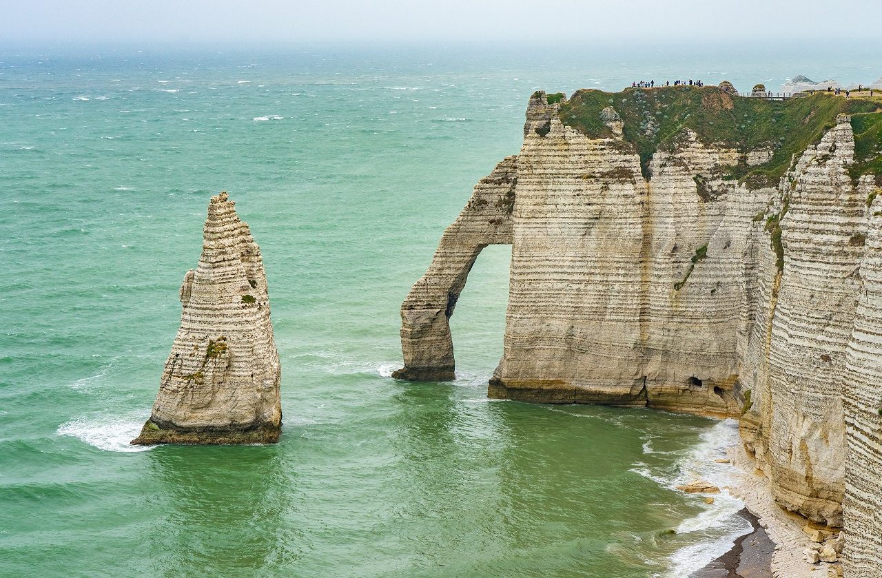 Krijtrotsen-Etretat-Frankrijk