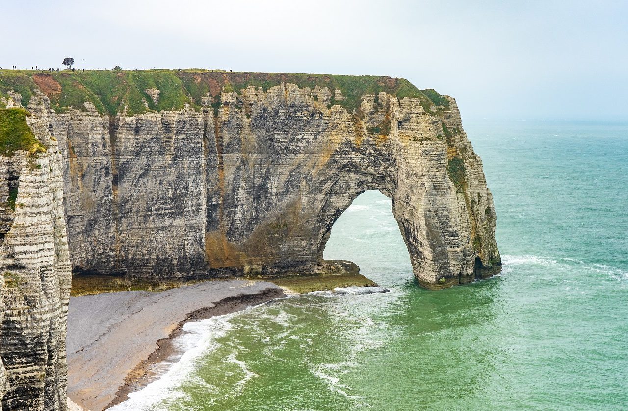 Krijtrotsen-Etretat-Frankrijk