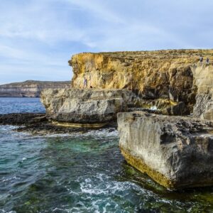 Kust van Gozo bij malta